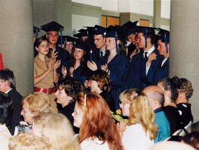 Entlassung der Abiturienten 2002