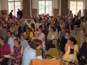 Entlassung der Abiturienten 2002