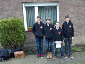 die erfolgreiche WK III-Mannschaft im Wettkampfoutfit