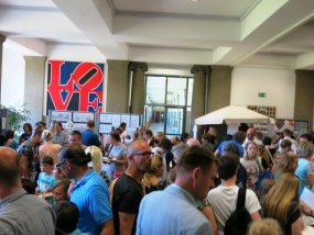 Im Foyer wurde es eng