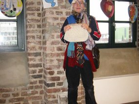 Die Klasse 5b im Museum am Fachtag 2005