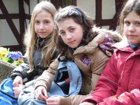 Die 5b auf Klassenfahrt zur Burg Bischofstein