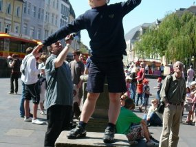5b auf Klassenfahrt zur Burg Bischofstein
