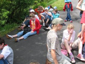 Klassenfahrt der 6a zur Burg Bischofsetin