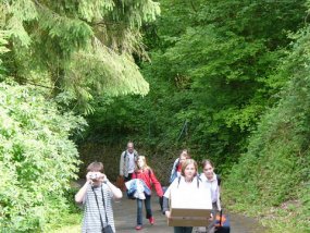 Klassenfahrt der 6c zur Burg Bischofstein