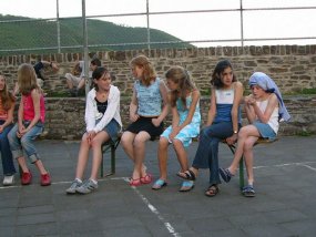 Klassenfahrt der 6c zur Burg Bischofstein