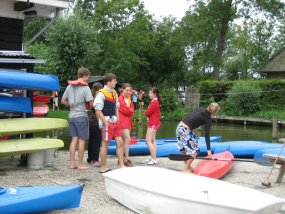 Klassenfahrt der 9a und 9c in die Wassersportjugendherberge Heeg