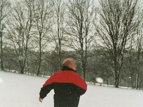 Die Klasse 5a am Fachtag 2003 im Wintersportgebiet
