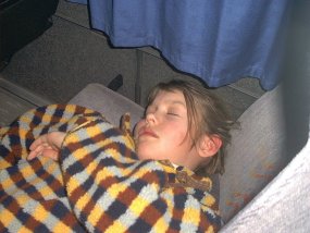 Die Klasse 5a am Fachtag 2003 im Wintersportgebiet