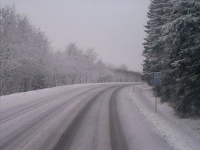 Die Klasse 5a am Fachtag 2003 im Wintersportgebiet